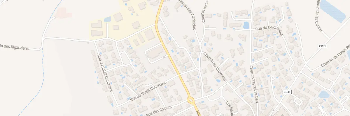Plan du 302 Rte de Villeveyrac à Loupian