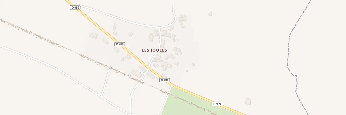 Plan du 16 Ham des Joules à Jaligny-sur-Besbre
