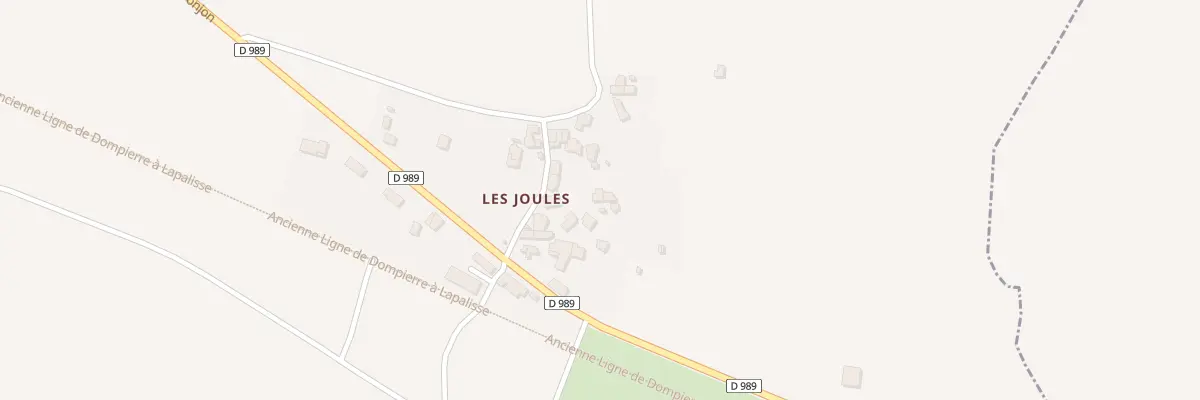 Plan du 18 Ham des Joules à Jaligny-sur-Besbre