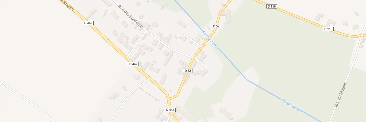 Plan du 1B Rue des Borderets à Ferreux-Quincey