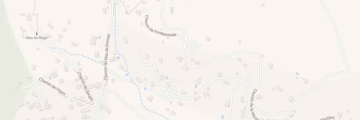 Plan du 1069 Rte de la Merlière au Vigan