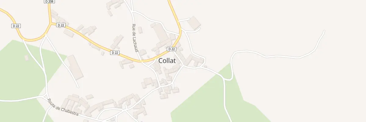 Plan du 5005 Le Bourg à Collat