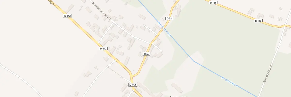 Plan du 3 Rue du Pont Robin à Ferreux-Quincey