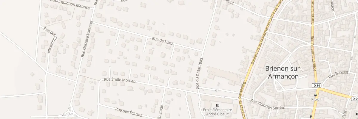 Plan du 6 Rue de Konz à Brienon-sur-Armançon