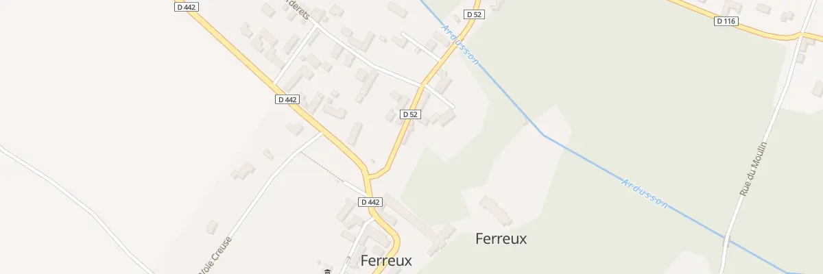 Plan du 2 Rue du Pont Robin à Ferreux-Quincey
