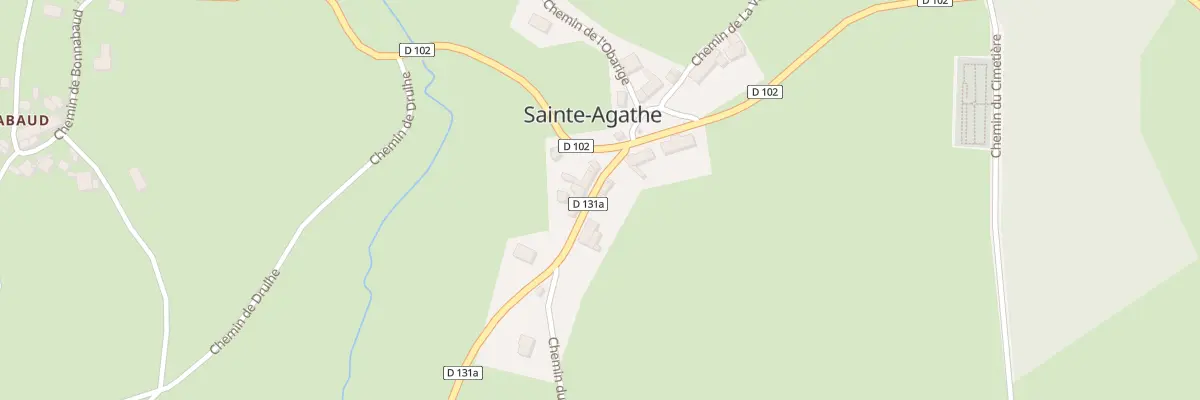 Plan du 5116 Sainte Agathe à Sainte-Agathe