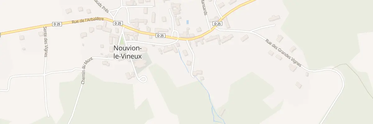 Plan du 4 Rue du Moulin de Haut à Nouvion-le-Vineux