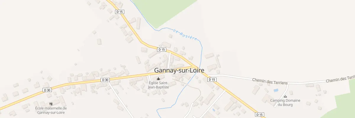 Plan du 1 Rte de Decize à Gannay-sur-Loire
