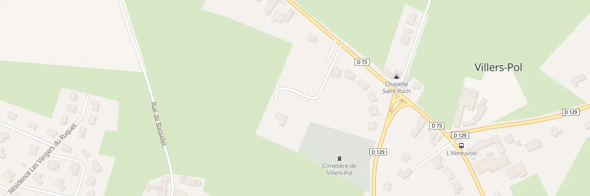 Plan du 1543 Rue Georges Ozaneaux à Villers-Pol