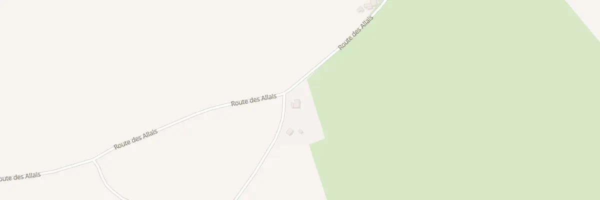 Plan du 1 Vge des Minards à Chavroches
