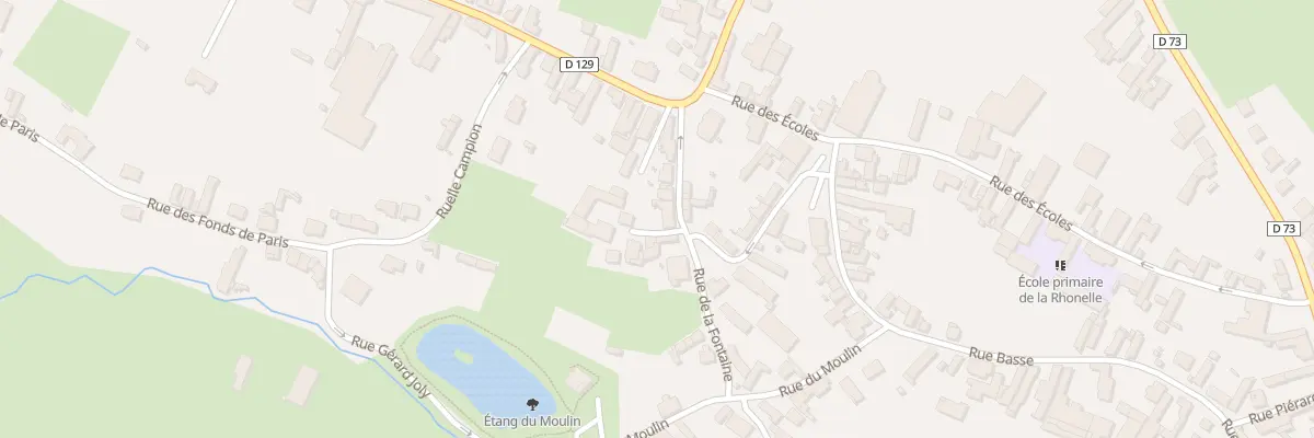 Plan du 9 Rue de la Fontaine à Villers-Pol