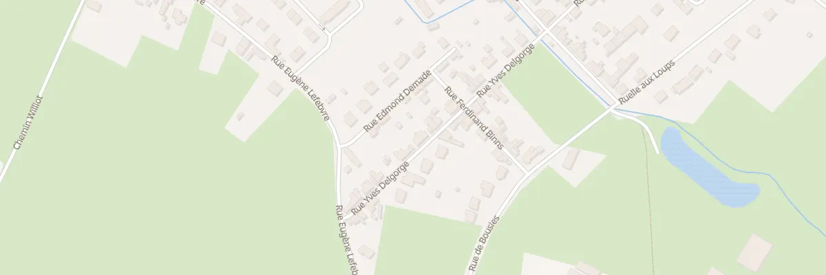 Plan du 26 Rue Yves Delgorge à Poix-du-Nord