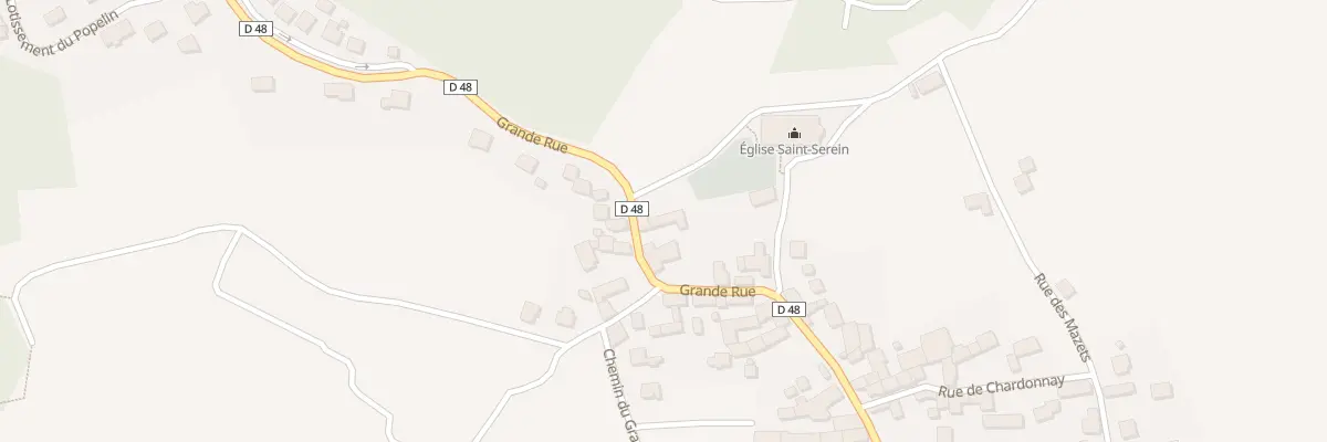 Plan du 54 Vc Grande Rue à Bethon