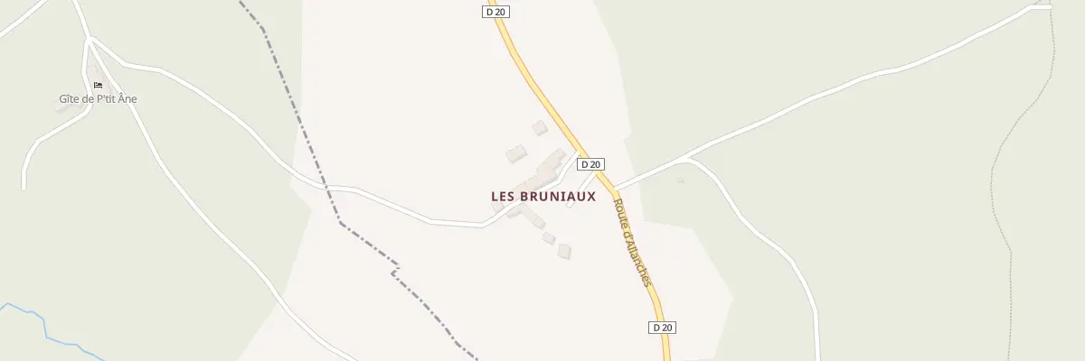 Plan du 40 Che de la Clairière à Connangles