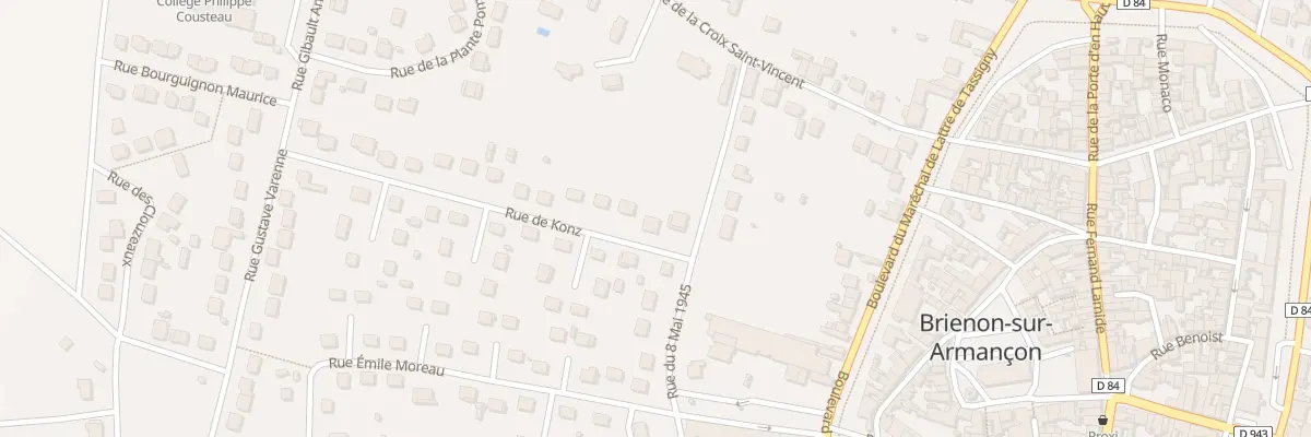 Plan du 3 Rue de Konz à Brienon-sur-Armançon