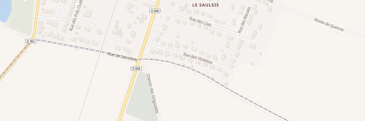 Plan du 40 Rue des Violettes à Augy