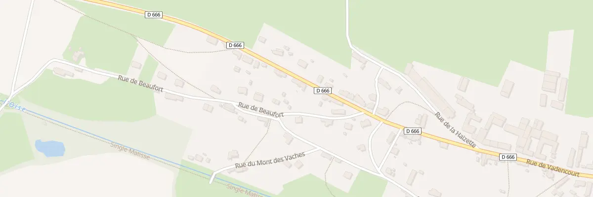 Plan du 39 Rue de Vadencourt à Lesquielles-Saint-Germain
