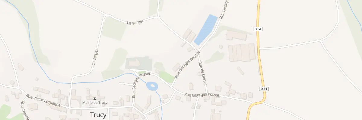 Plan du 5 Rue Georges Roussy à Trucy