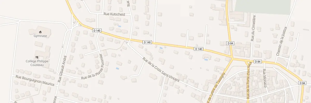 Plan du 5B Rue de la Croix St Vincent à Brienon-sur-Armançon