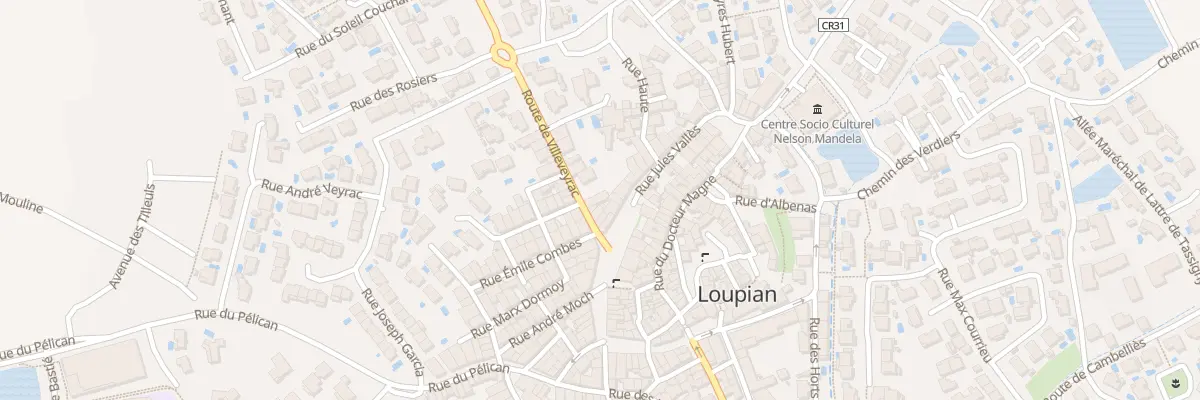 Plan du 26 Rte de Villeveyrac à Loupian