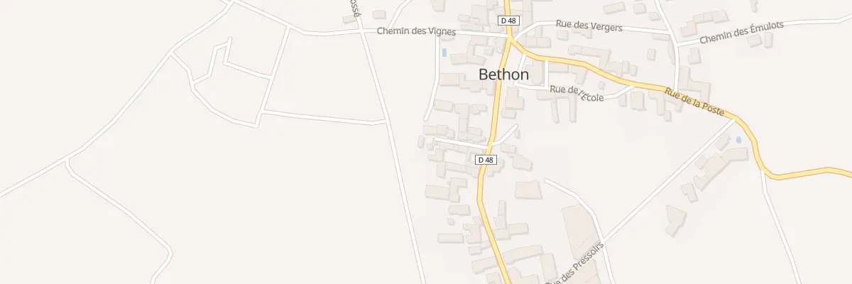 Plan du 9 Imp des Biennes à Bethon