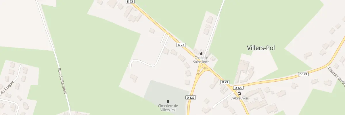 Plan du 1569 Rue Georges Ozaneaux à Villers-Pol