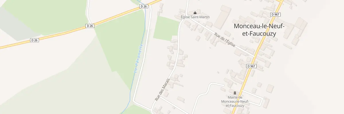 Plan du 29 Rue des Marais à Monceau-le-Neuf-et-Faucouzy