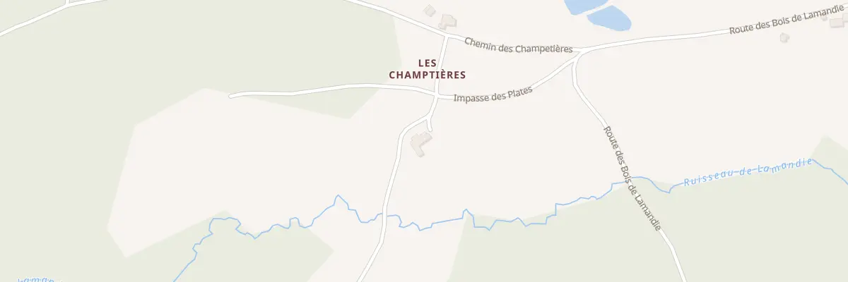 Plan du 5082 Les Champtieres à Cistrières