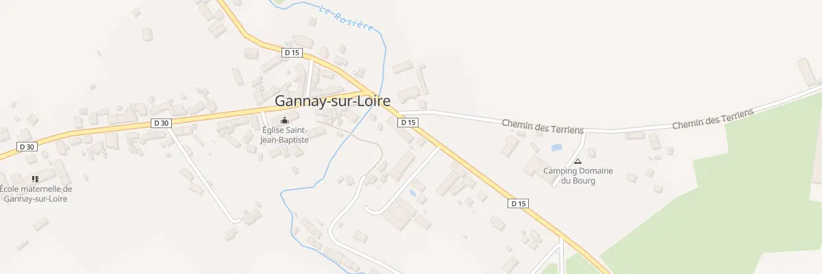 Plan du 4 Rte de Garnat à Gannay-sur-Loire