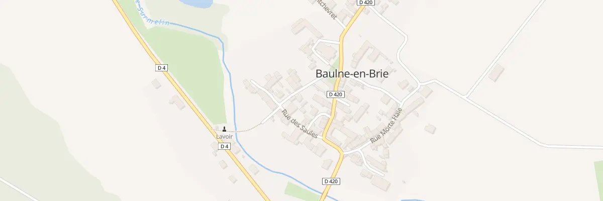 Plan du 12 Rue des Cours d’Echappes à Vallées en Champagne