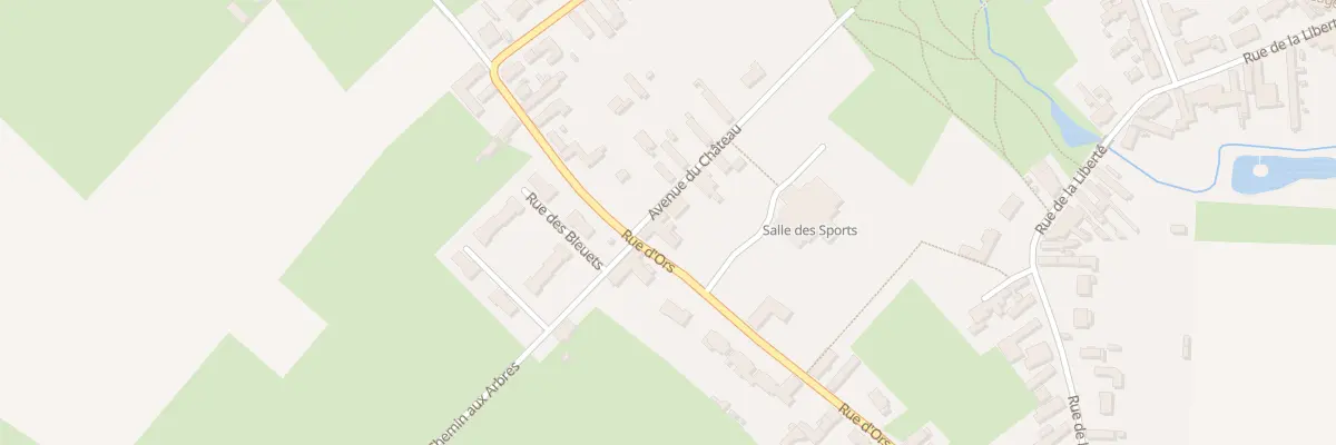 Plan du 27 Av du Château à Bousies