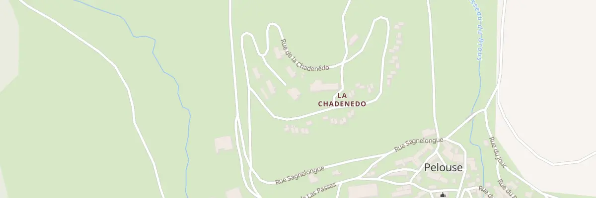 Plan du 5105 La Chadenedo à Pelouse