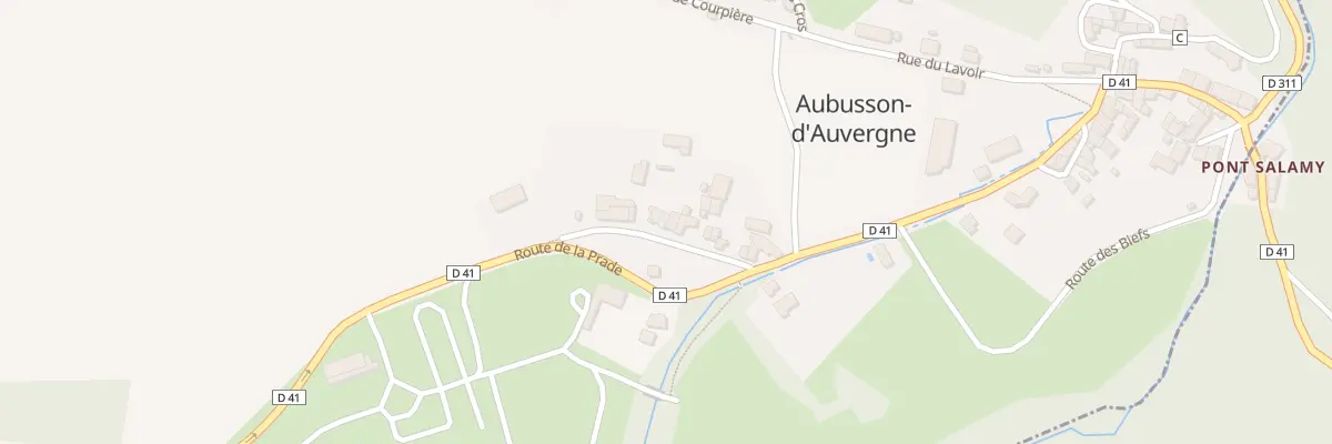 Plan du 5097 La Prade à Aubusson-d’Auvergne