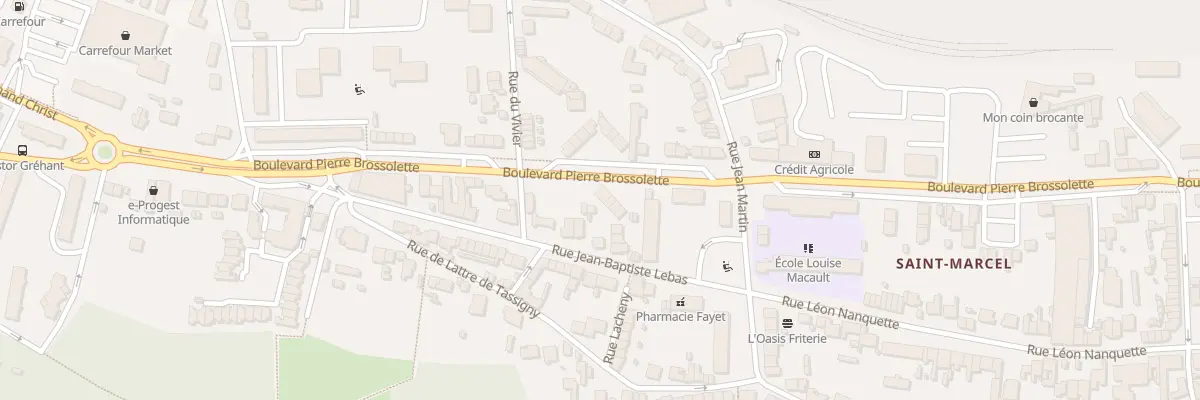 Plan du 175 Bd Pierre Brossolette à Laon