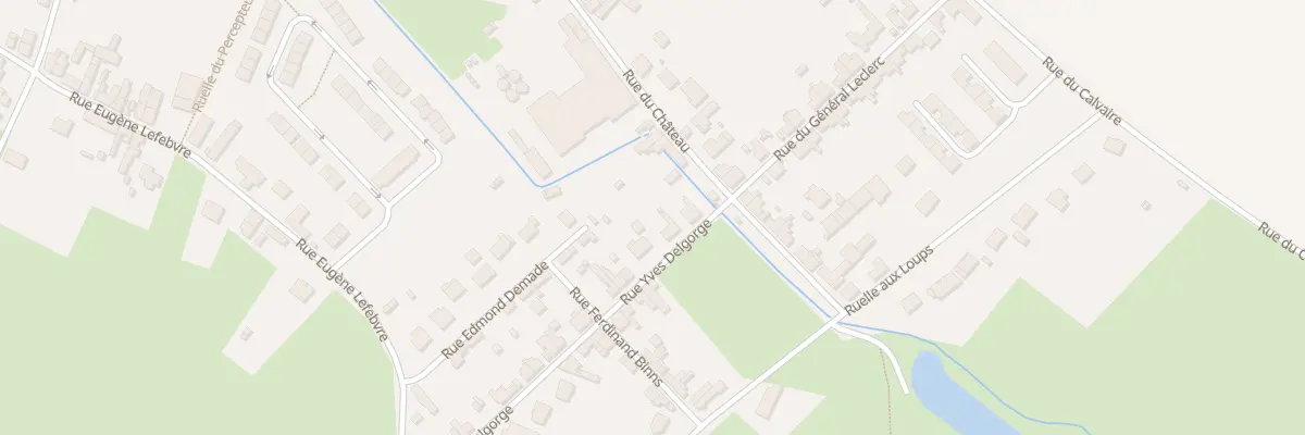 Plan du 10 Rue Yves Delgorge à Poix-du-Nord