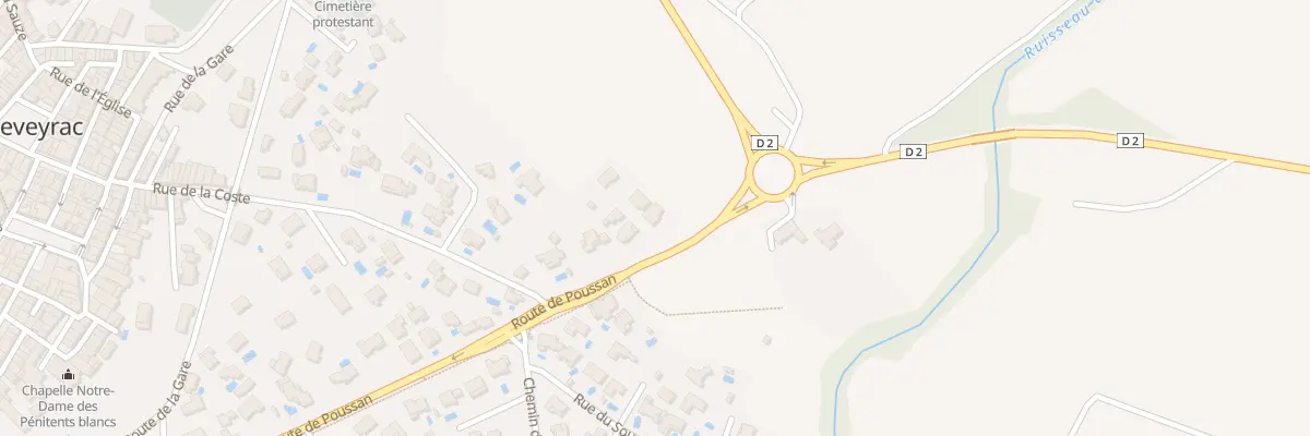 Plan du 49 Rte de Poussan à Villeveyrac