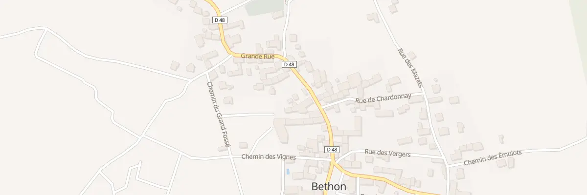 Plan du 49 Vc Grande Rue à Bethon