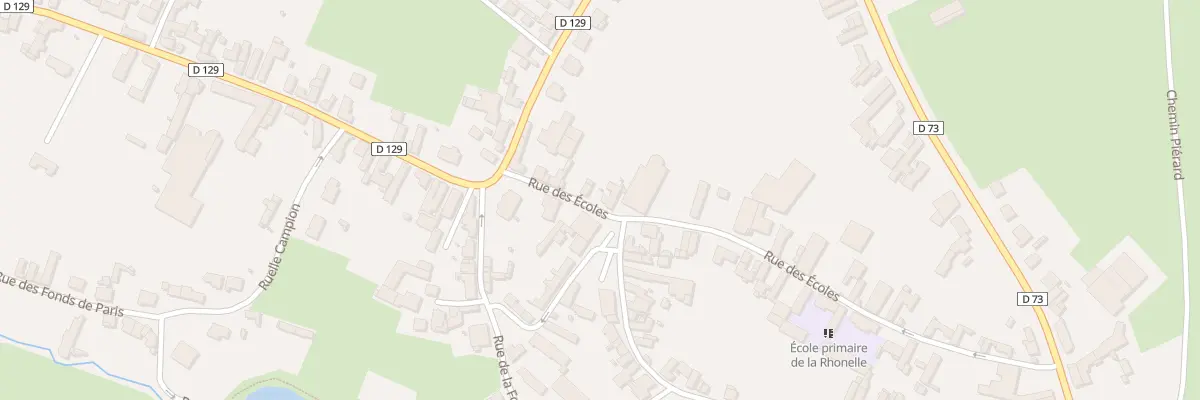 Plan du 6 Rue des Ecoles à Villers-Pol