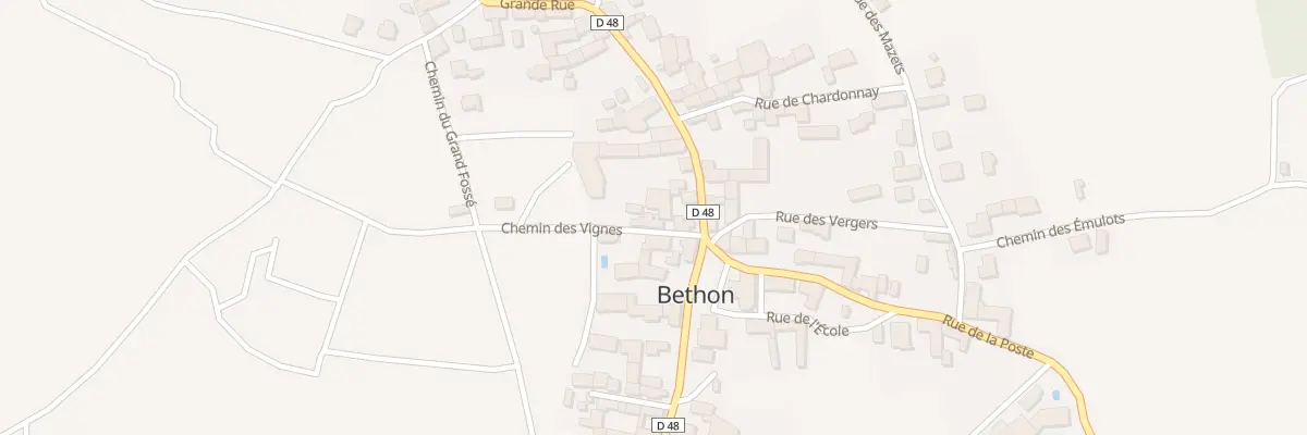 Plan du 6 Chem des Vignes à Bethon