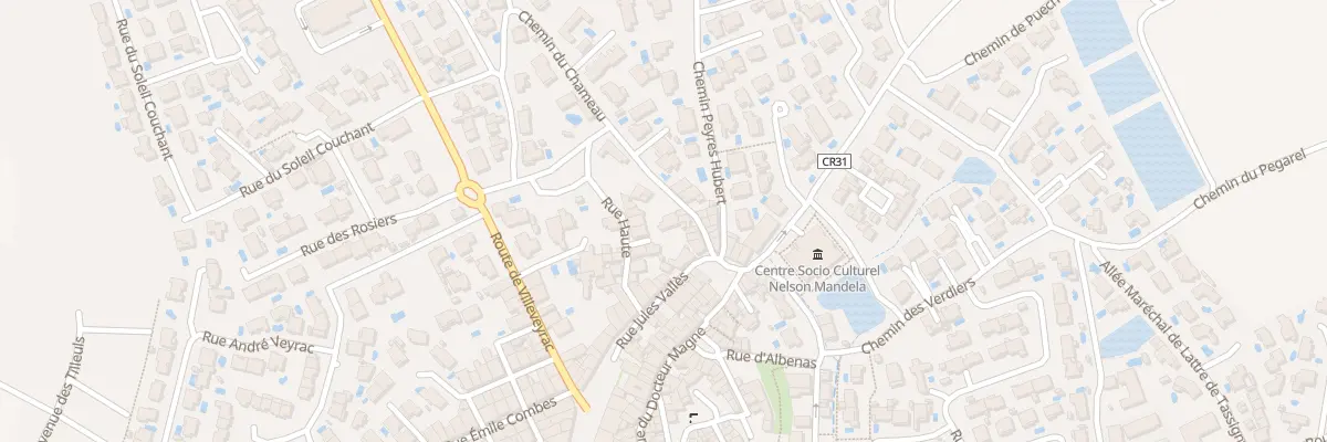 Plan du 10 Rue Haute à Loupian