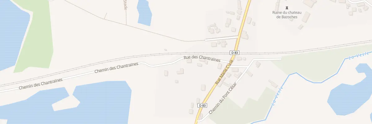 Plan du 1 Rue des Chantraines à Bazoches-et-Saint-Thibaut