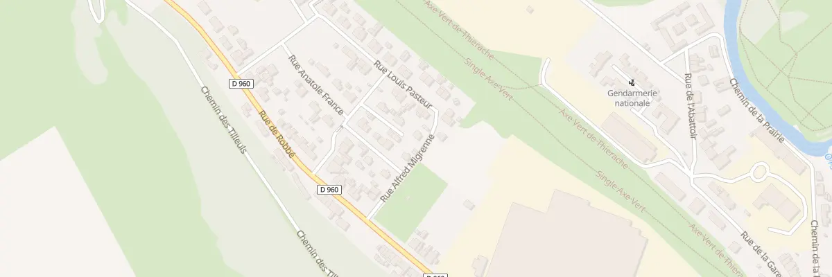 Plan du 99 Rue Alfred Migrenne à Guise