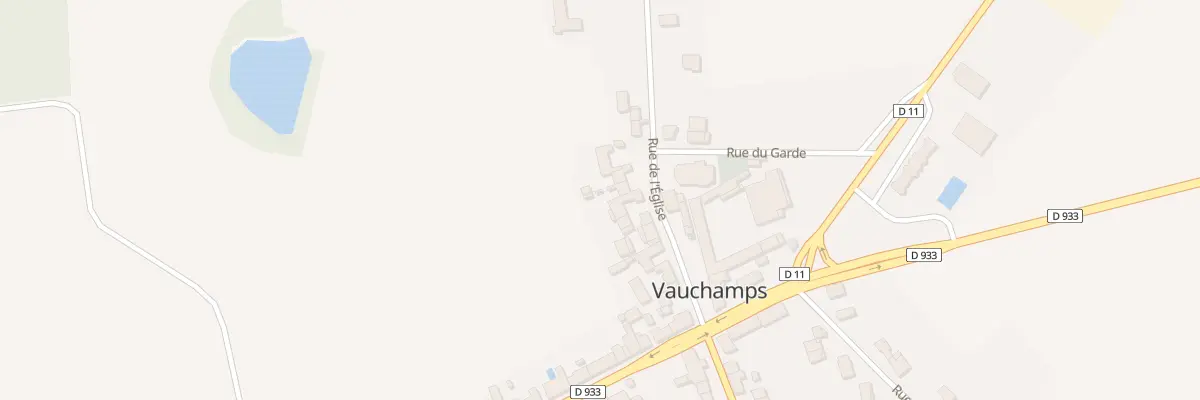 Plan du 121 Rue de l’Eglise à Vauchamps
