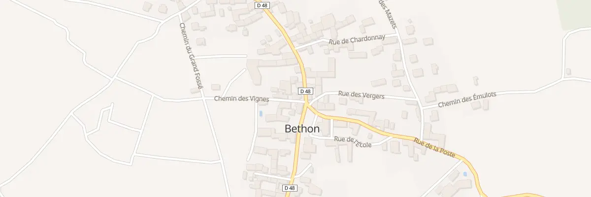 Plan du 4 Chem des Vignes à Bethon