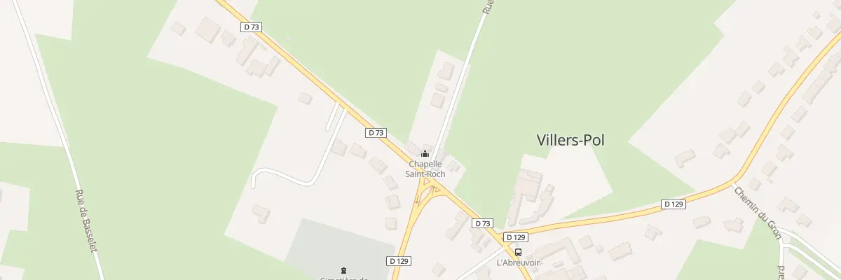 Plan du 1626 Rue Georges Ozaneaux à Villers-Pol