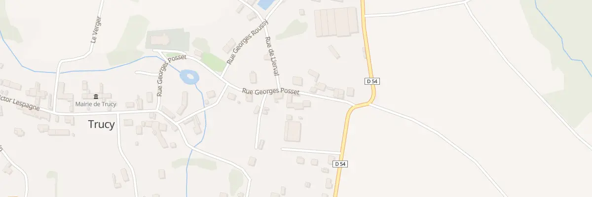 Plan du 3 Rue Georges Posset à Trucy
