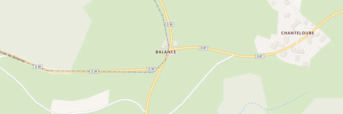 Plan du 5062 Balance à Fournols