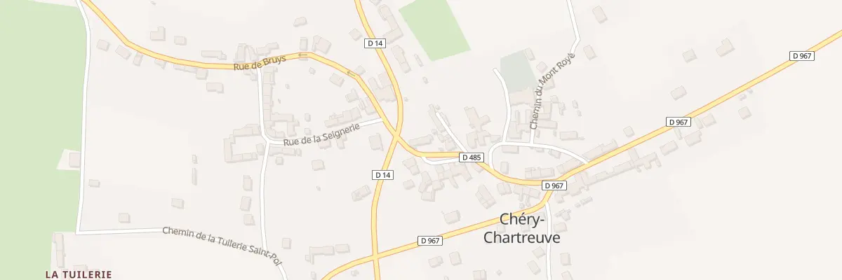 Plan du 18 Rue du Cpl Henry Goodmann à Chéry-Chartreuve