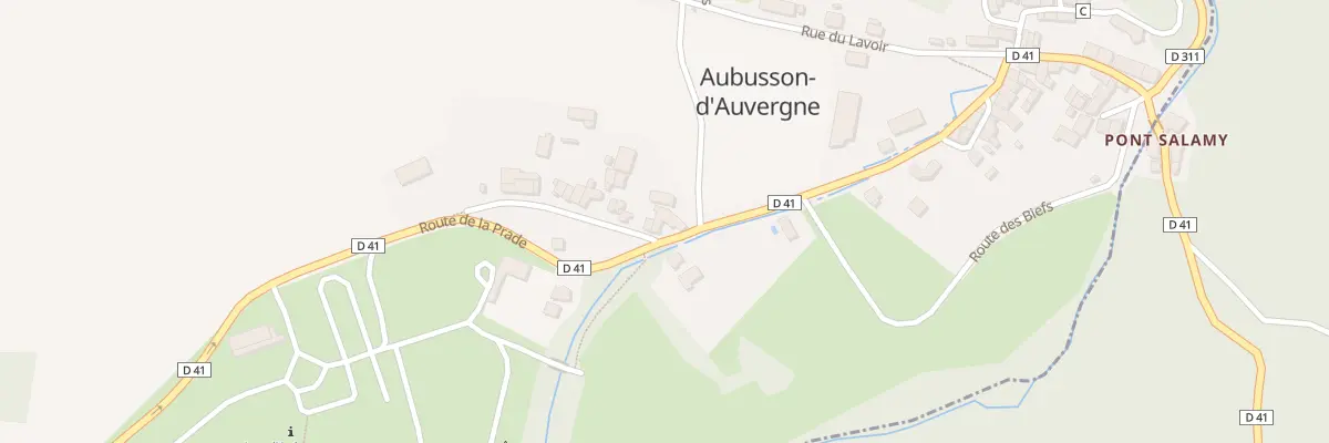 Plan du 5101 La Prade à Aubusson-d’Auvergne