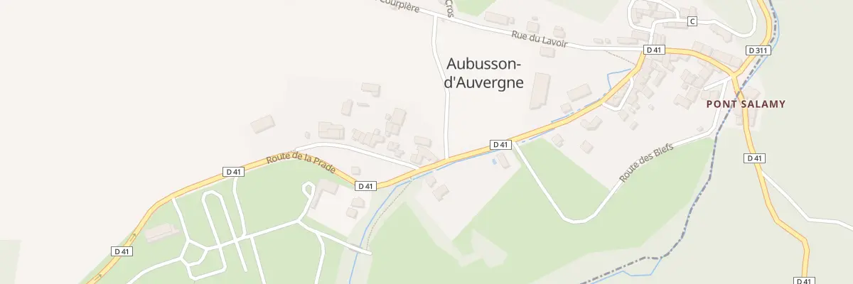 Plan du 5765 La Prade à Aubusson-d’Auvergne